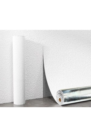 Selbstklebende Tapetenplatte aus Aluminiumfolie mit thermischer Schalldämmung, 50 x 280 cm - Renkli Duvarlar