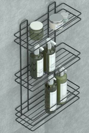 Salyeeluly Badezimmer Wandregal Mit Saugnapf - Über Waschbecken Organizer Für Pflegeprodukte & Zubehör