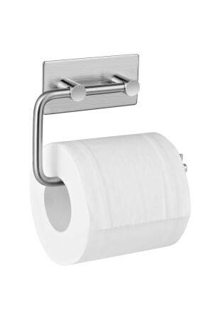 Selbstklebender Toilettenpapierhalter aus Edelstahl – sofortige einfache Montage – keine Schrauben TK2401 - DELTAHOME