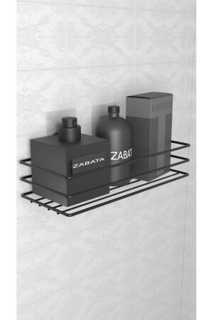 Selbstklebendes Badezimmerregal, Dusch- und Shampoo-Halter, Wand-Organizer, 1 Stück - Zabata