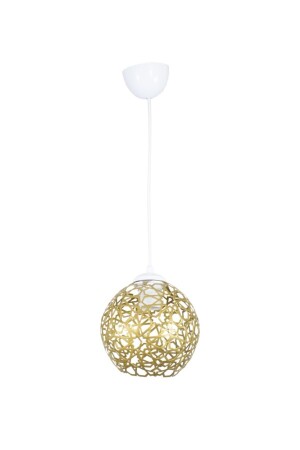 Seldschuken-Kugel-Motiv-Stern-Schmiedeeisen-Modell Retro-rustikale Pendelleuchte-Kronleuchter LMBDR3533GOLD - Lambadar