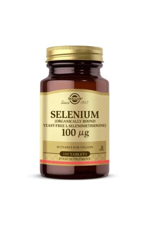 Selenium 100 Mcg 100 Tablets - Solgar