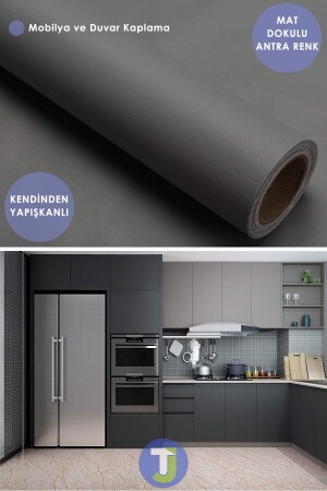 Self Adhesive Matte Antra Kitchen Bathroom Countertop Wall Cabinet And Table Covering 60cmx100cm - Technojet