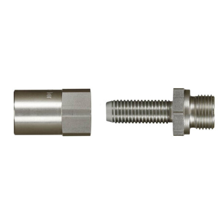 Self-tapping connector for food industry hose Blufood R+M - RM Suttner
