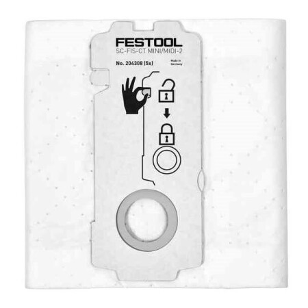SELFCLEAN filter bag FESTOOL SC-FIS-CT Mini/Midi-2 (from 2019) - FESTOOL