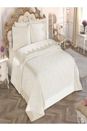 Selin 3 Piece Pique Set sln8732 - bursa çeyiz