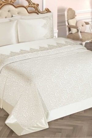 Selin Pique Set 6 Pcs Cream - Rmelenahome