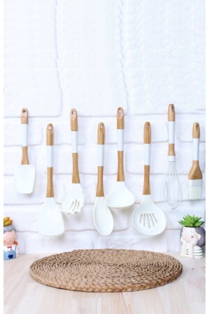 Selket Bambu Saplı Silikon Set 8 Parça CZM1345 - AROW