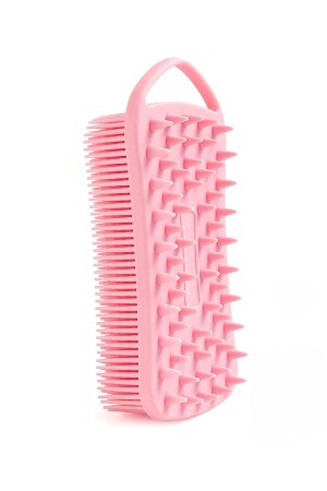فرشاة الرعاية الجسدية والشعر من سليكون مزدوج الجانب - شامبو لمساج الشعر والجلد الجسدي - Pop Beauty