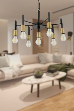 Semin 7Li Modern Retro Living Room Chandelier Suitable for Cafe, Restaurant 3296-07-FR - Apliqa