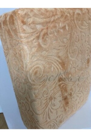 منز-سانس فاخرة الذهب Mink King حجم البطانية 220x240 وكلا البطانية والسرير - Mink