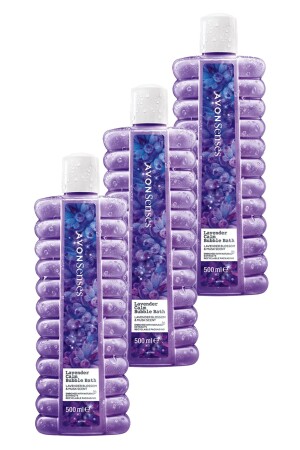 Senses Lavender Calm Lavender Scented Bath Bubble 500 Ml. Set of Three - Avon