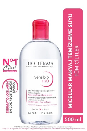 Sensibio H2O Micellar Make-up Cleansing Water Sensitive and Normal Skin 500 ml - Bioderma