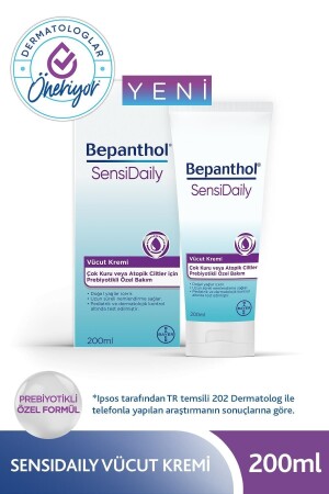 Sensidaily Körpercreme 200 ml - Bepanthol