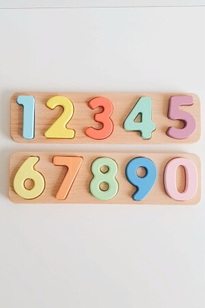 Sensory Educational Wooden Toy Figures I Learn Set Colorful WT-17 - kikadu