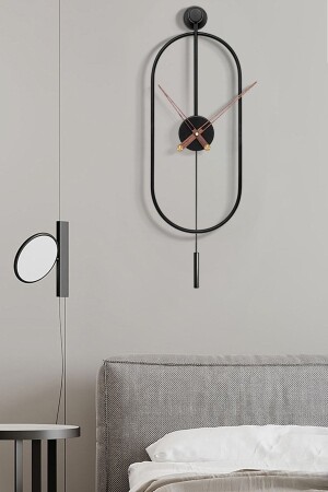 Serenity Black, Decorative Modern Wall Clock Meta-040140001 - MetaQuartz Aksesuar