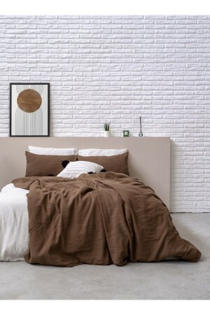 Serenity Linen Duvet Cover Bison MAM. B.R.HOUSE. TKS. BED. 00009 - Barine