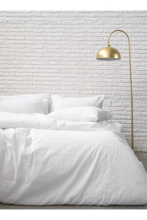 Serenity Linen Duvet Cover White MAM. B.R.HOUSE. TKS. BED. 00009 - Barine