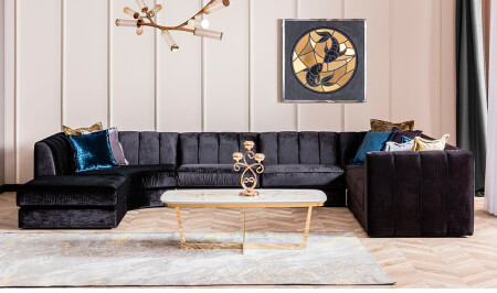 Serenity Luxury Corner Set - Cadde Yıldız
