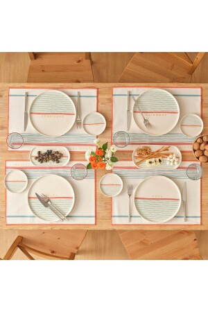 Serenity Seramik 12-teiliges Frühstücksset für 4 Personen - Bella Maison