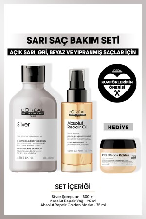 Serie Expert Intensive Repair Pflegeset für blondes Haar – Silber - L'oreal Professionnel