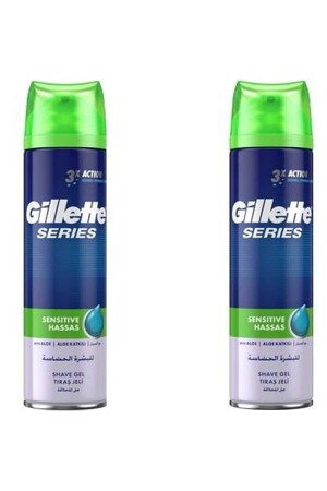 Series Shaving Gel Sensitive Skin - 2 Pieces - Gillette