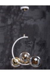 Sesa White 3 Honey Lamp Kronleuchter 10116103 - MŞ Aydınlatma