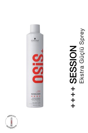 Session Extra Strong Holding Spray 500ml Permanent Protection Against Moisture, Heat and Wind - Osis