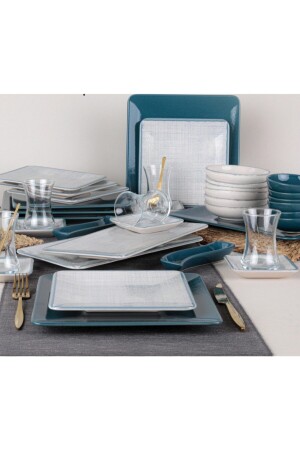 Set Breakfast 41 Pieces for 6 People Ra1-ra2 dmt0000041 - Demet Çeyiz