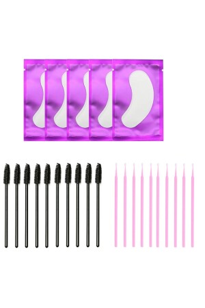 Set Microbrush Lifting Sticks Lifting Under Eye Tape Augenbrauen- und Wimpernbürstenset - Master Lashes