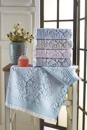 Set mit 4 Hand- und Gesichtstüchern im Format 50 x 90 cm - Mariva Home