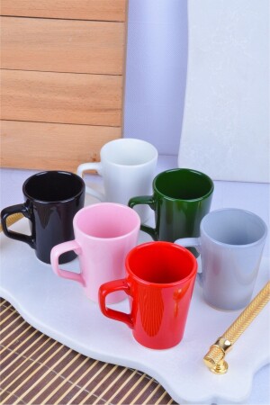Set mit 6 bunten Tassen SzkNpl1020 - Sezka Life