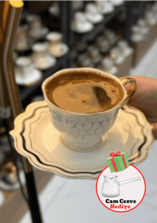 Set mit 6 Marcus-Kaffeetassen aus Porzellan - Onedekor