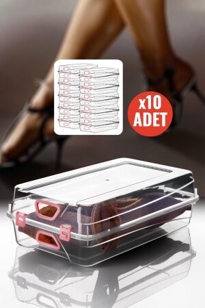 Set of 10 Women's Shoe Storage Box - Nandy Home