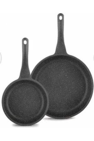 Set of 2 Pans 20 Cm Pan 26 Cm Pan Gray - Thermoad
