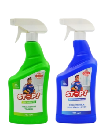 Set of 2: STOP Forte Grout Cleaner & STOP Forte Toilet/WC and Bathroom Cleaner - STOP Forte