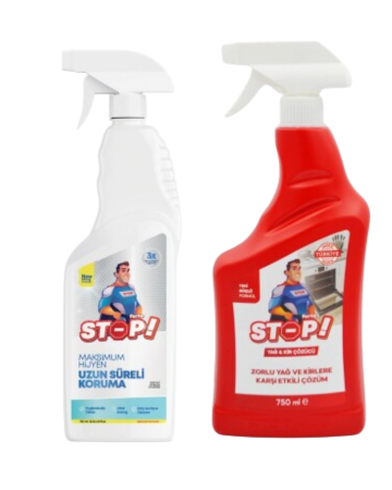 Set of 2: STOP Forte Stain Remover & STOP Forte Grease, Dirt and Limescale Remover - STOP Forte