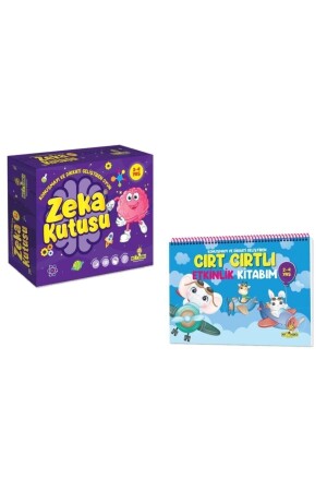 Set of 2 Velcro Activity Book and Intelligence Box student2-4yearsset - yükselen zeka