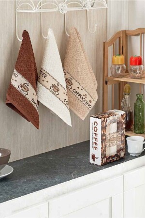 Set of 3 Coffee Kitchen Towels 30x50 HAVST00011 - Genel Markalar