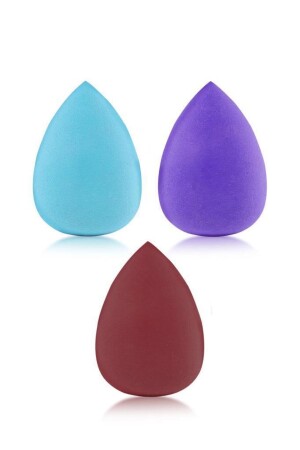 Set of 3 Egg Shaped Makeup Sponges - Mujgan