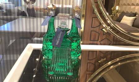 Set of 3 Glass Bottles - 20273 - Cadde Yıldız