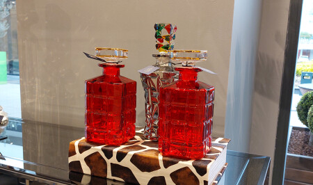 Set of 3 Glass Bottles - 20416 - Cadde Yıldız