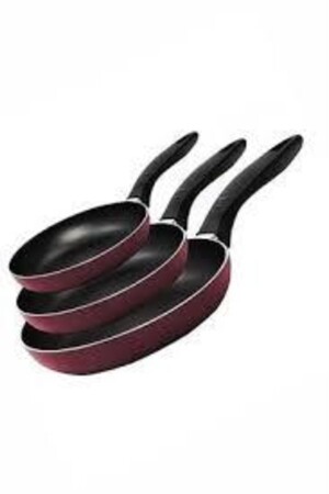 Set of 3 Teflon Pans Purple hhhtfh67854 - Mehtap