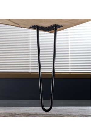 Set of 4 50 Cm Solid Iron Hairpin Coffee Table Legs EVX-266 - EVMİXX