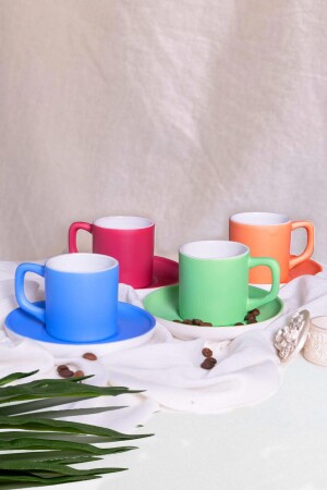 Set of 4 Colorful Cups & Flower Garden ST_P305699 - Seraclass