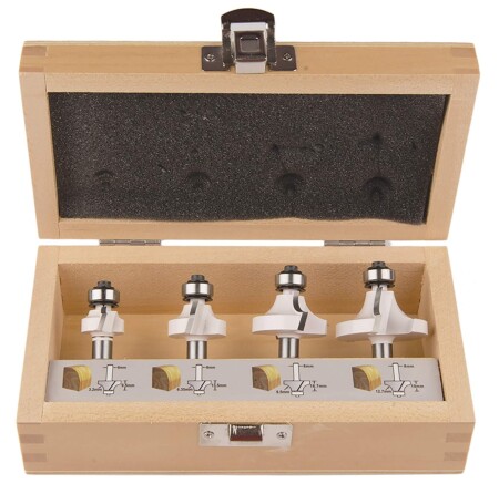 Set of 4 router bits MAKITA - Makita Accessories