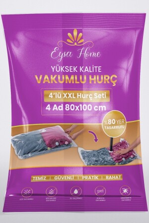 Set of 4 XXL Vacuum Bags (Vacuum Bag) - Eysa Home