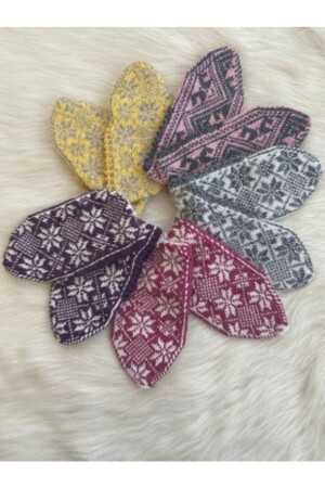 Set of 5 Dowry Gift Knitted Booties BOOTIES38 - ÇİDEM'S
