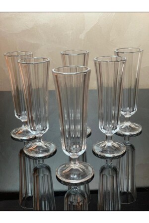 Set of 6 Flut Coffee Glasses - Kardelen