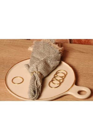 Set of 6 - Napkin Ring - Napkin Ring - Home Gift - Dining Table Decoration - Kitchen Accessory - Dowry Holder - Classy